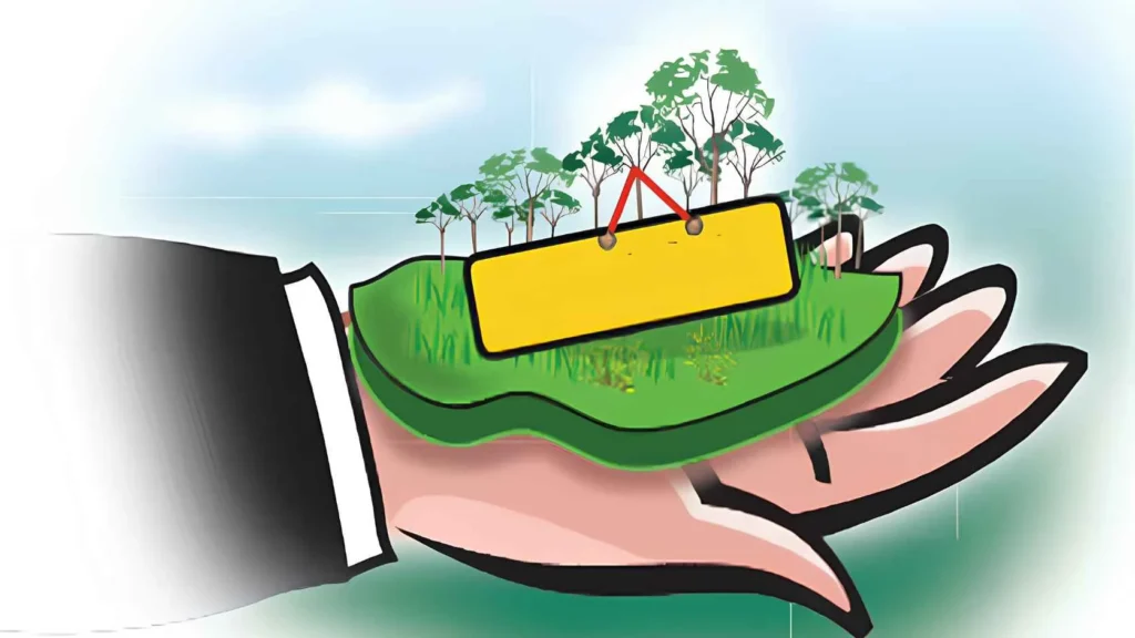 Noida illegal land deals, hand,
