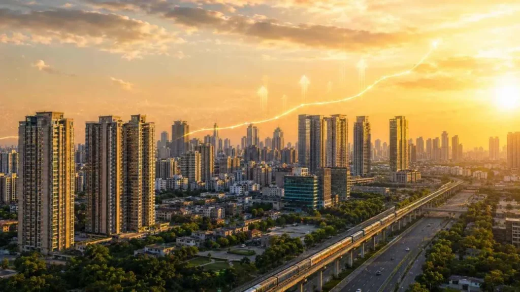 Property Investment in Noida: Best Inflation Hedge 2026, city, building