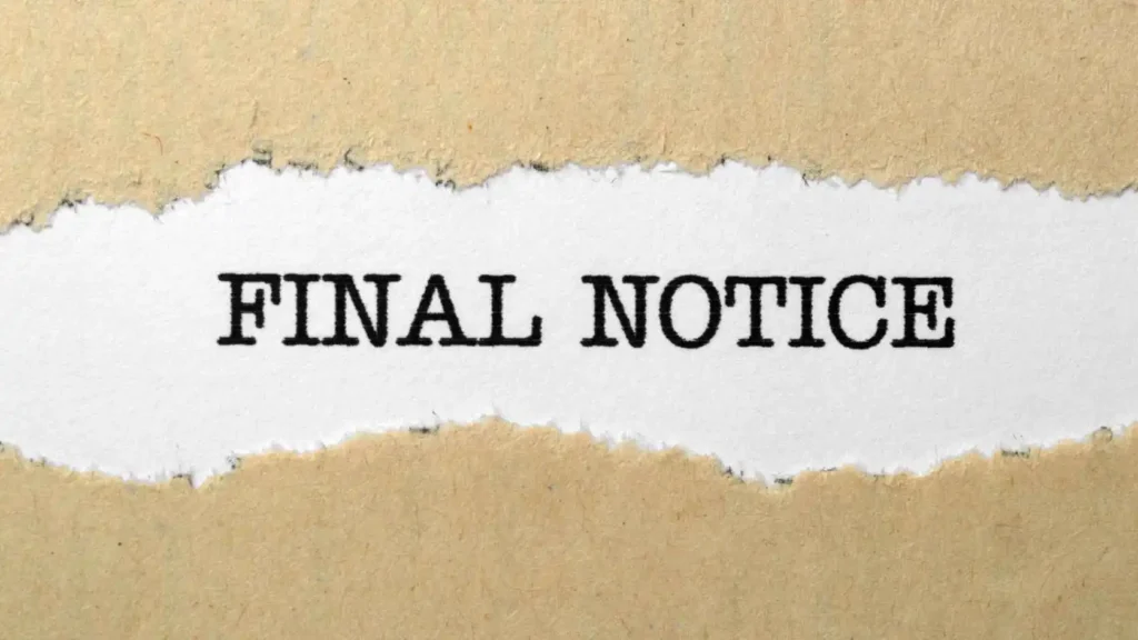 Jaipur Development Authority notice, words, sticker