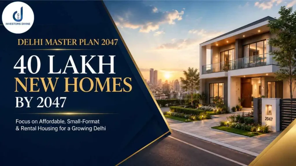 Delhi Master Plan 2047, house, real estate, home, investors divine